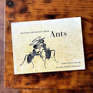 Vintage 1967 Questions And Answers About Ants Paperback Book